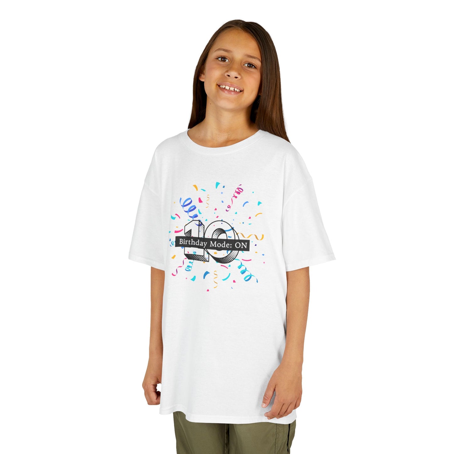 Kids Tee - Birthday Mode: On Celebration Tee (Customizable Age)