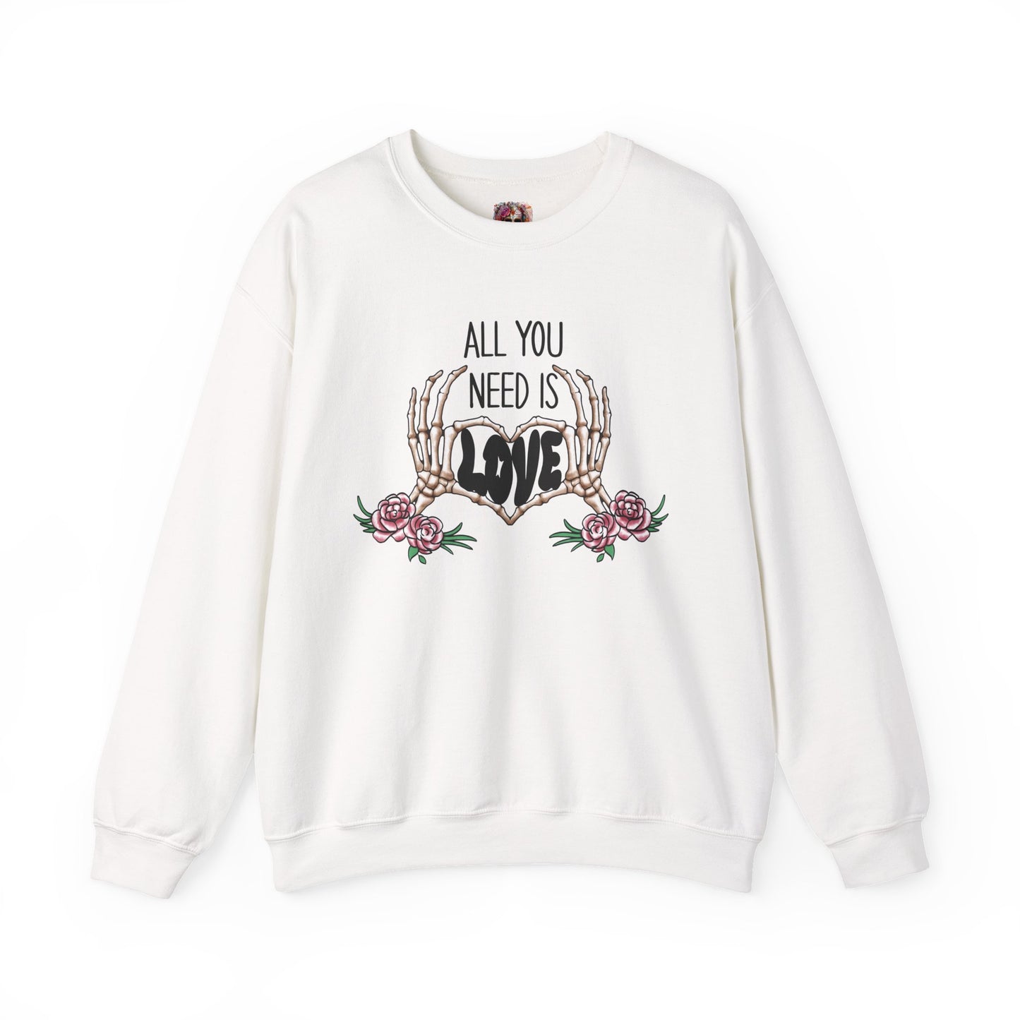 "All You Need Is LOVE" Crewneck Sweatshirt - Unisex Heavy Blend™