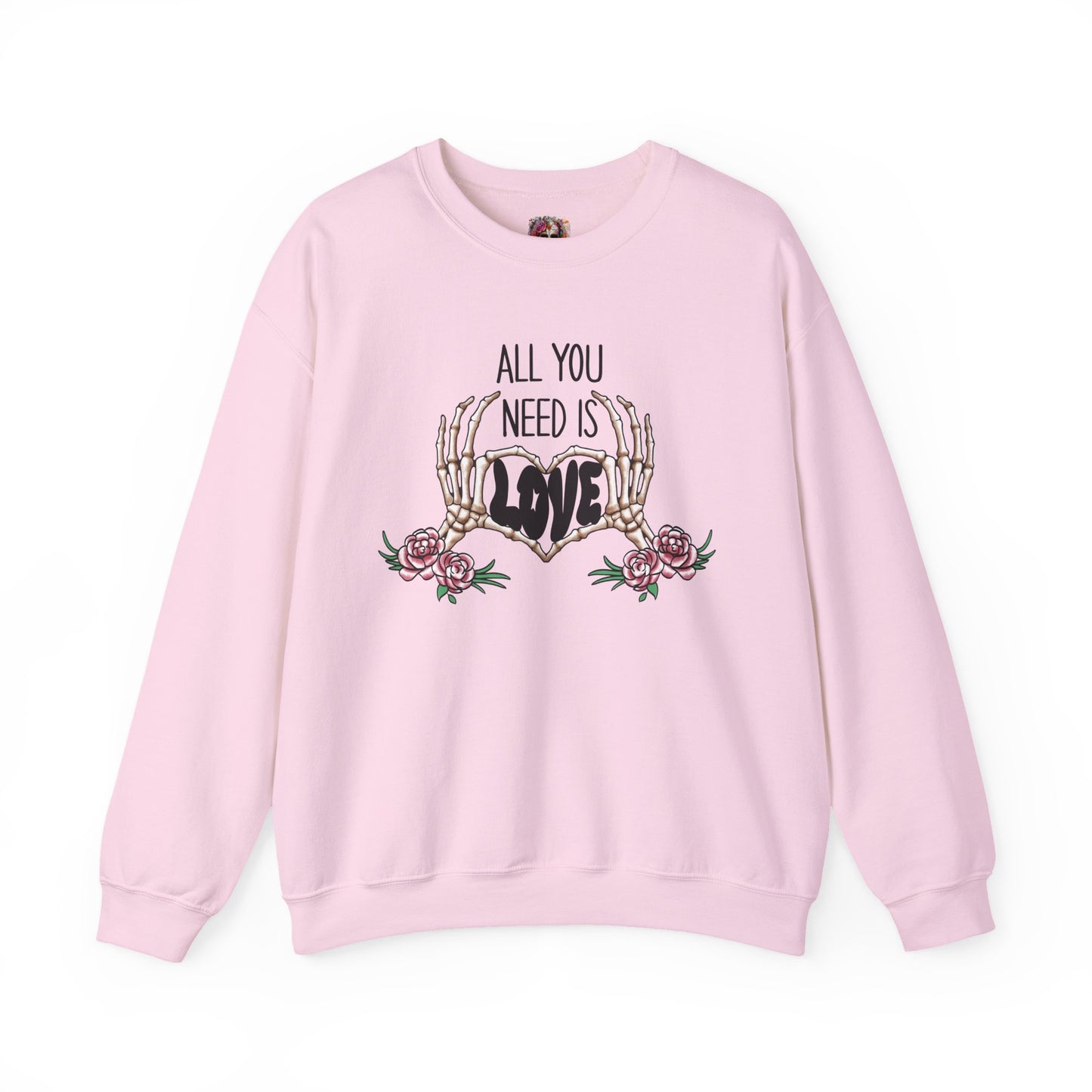"All You Need Is LOVE" Crewneck Sweatshirt - Unisex Heavy Blend™