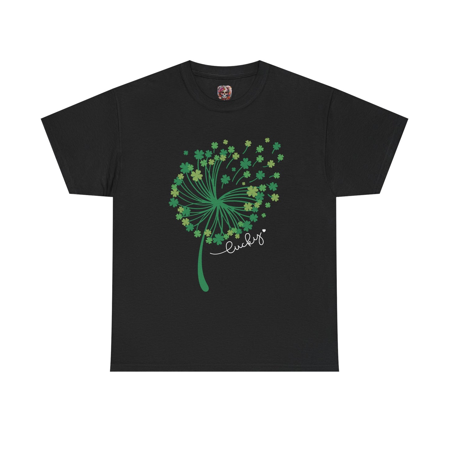 Lucky Clover Unisex Heavy Cotton Tee - St. Patrick’s Day Shirt