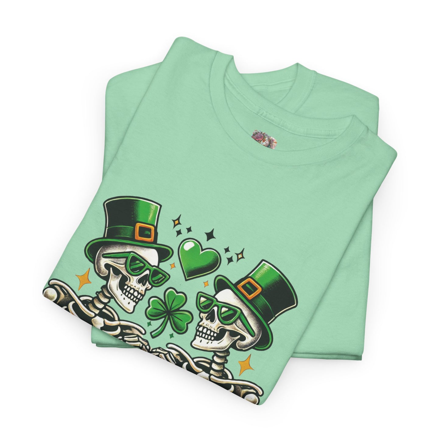Funny Skeleton St Patricks Tee