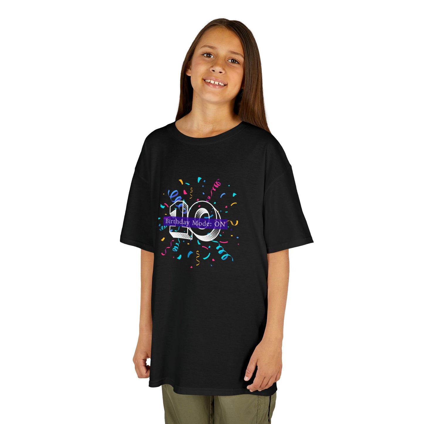 Kids Tee - Birthday Mode: On Celebration Tee (Customizable Age)