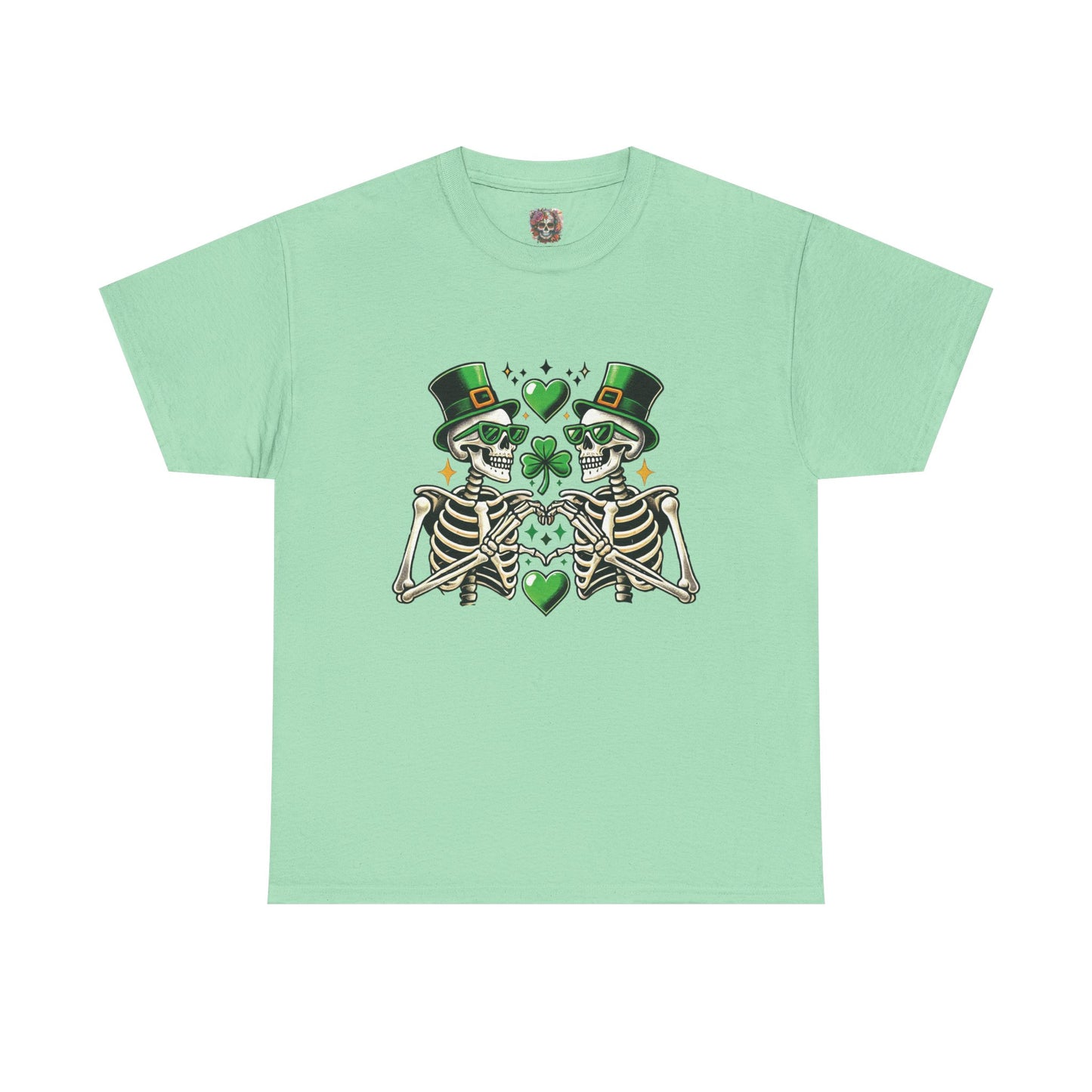 Funny Skeleton St Patricks Tee
