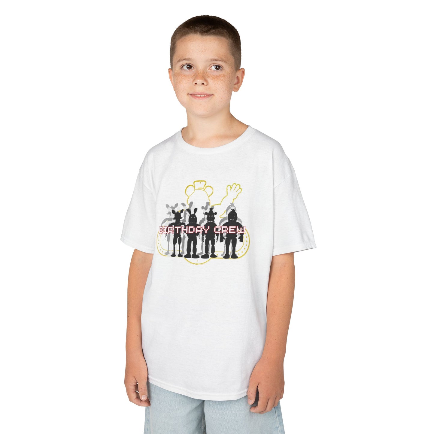 Kids Tee - Five Nights at Freddy's Birthday Celebration Shirt