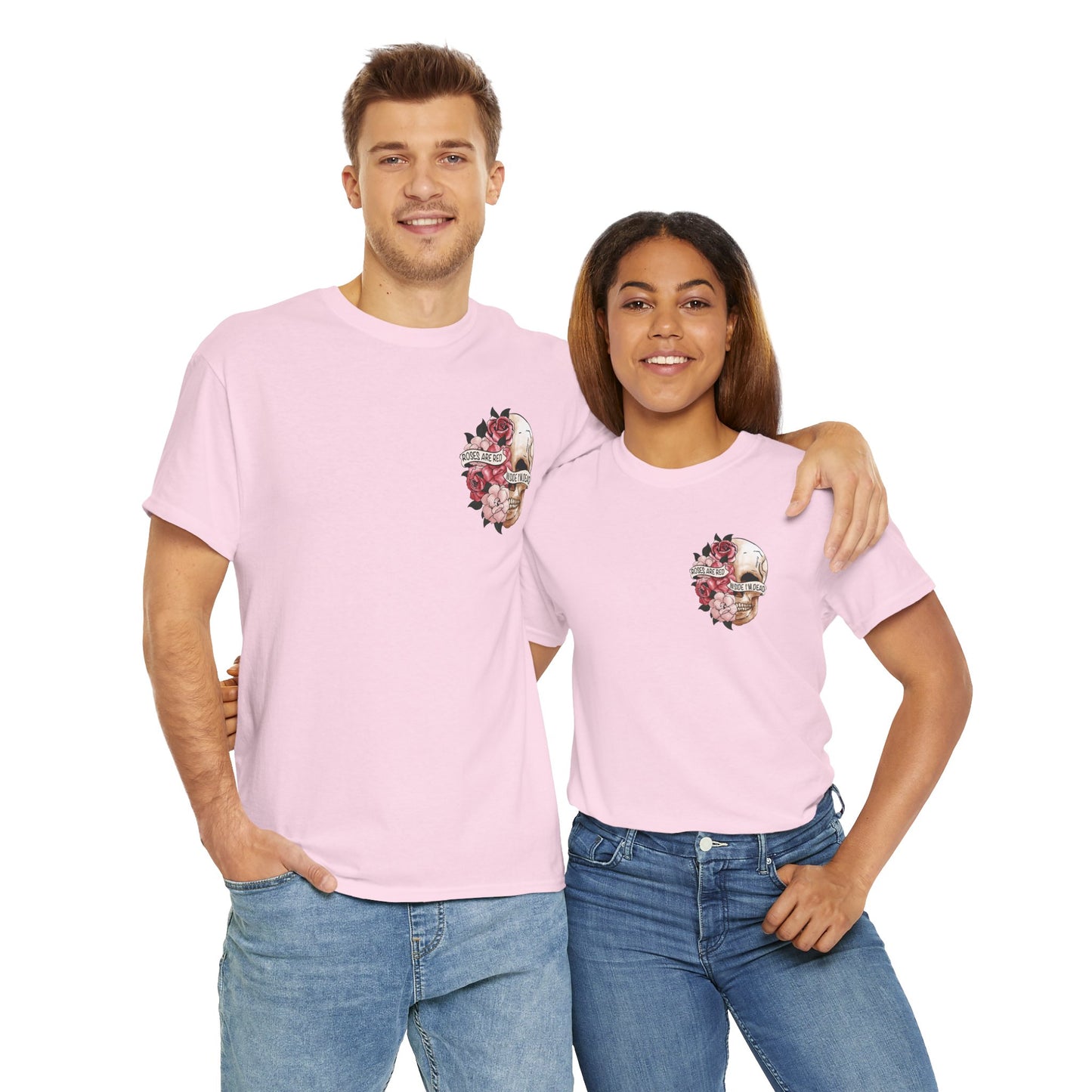 "Roses Are Red, Inside I'm Dead" -Floral Tee
