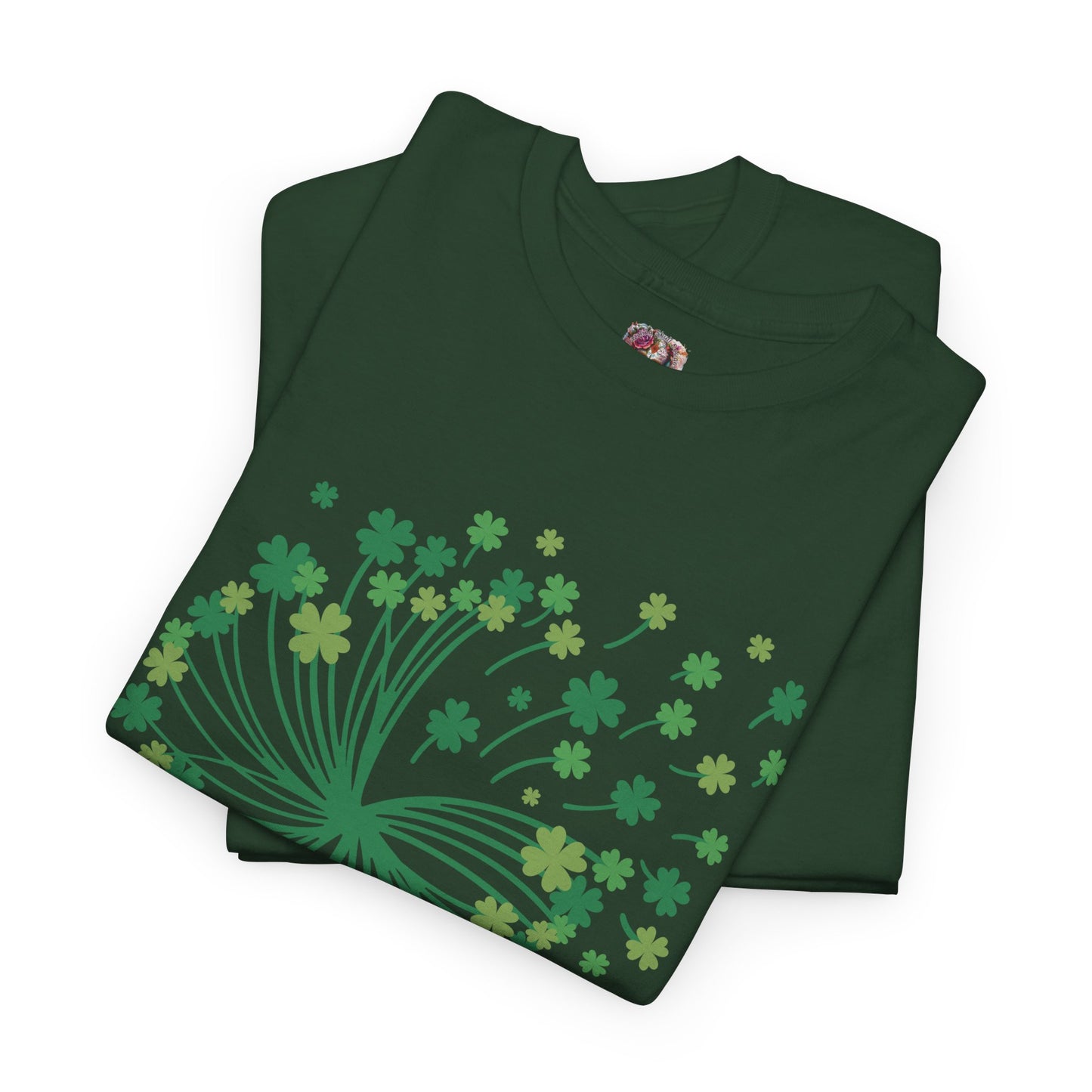 Lucky Clover Unisex Heavy Cotton Tee - St. Patrick’s Day Shirt