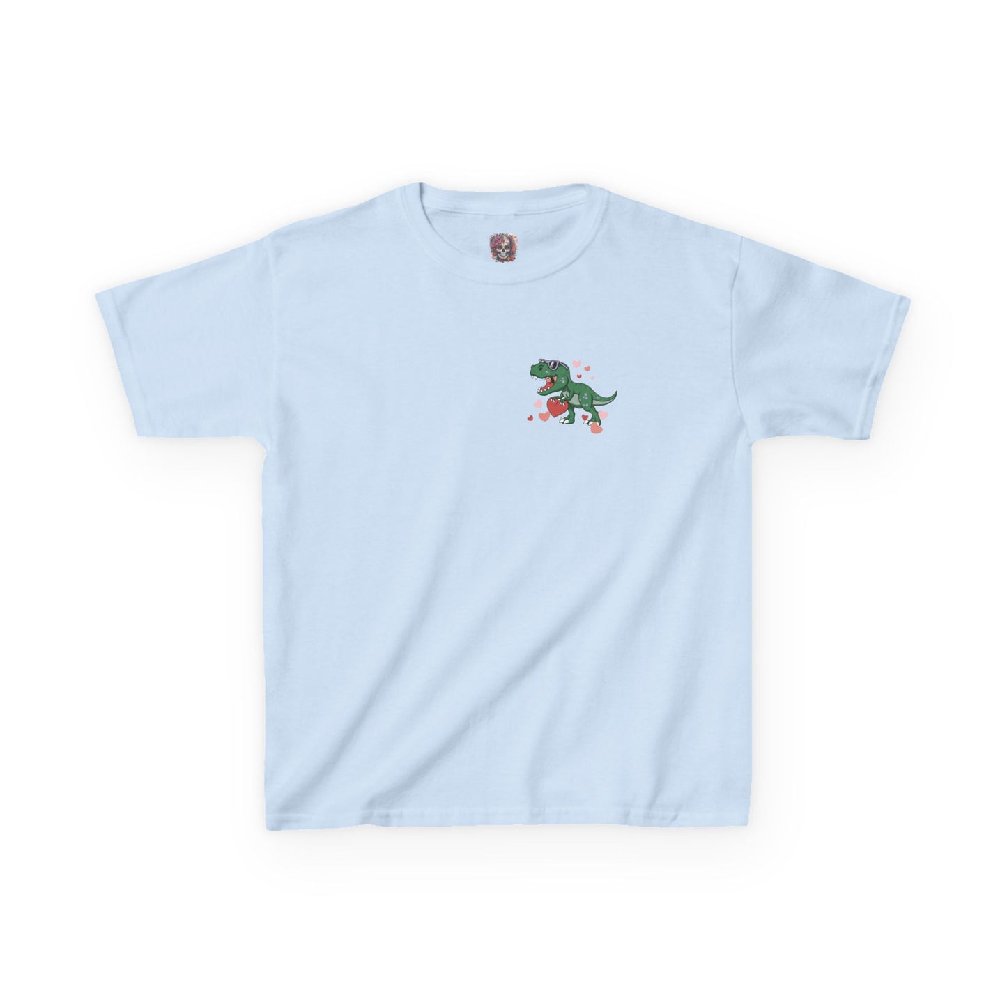 Dino Hearts Youth Valentine's Tee