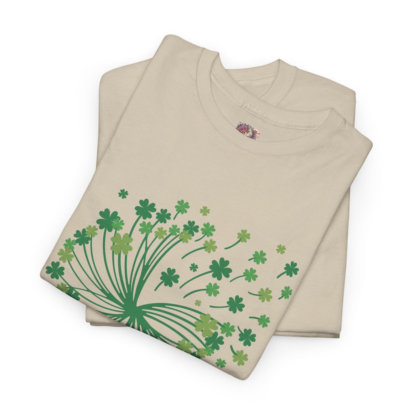 Lucky Clover Unisex Heavy Cotton Tee - St. Patrick’s Day Shirt