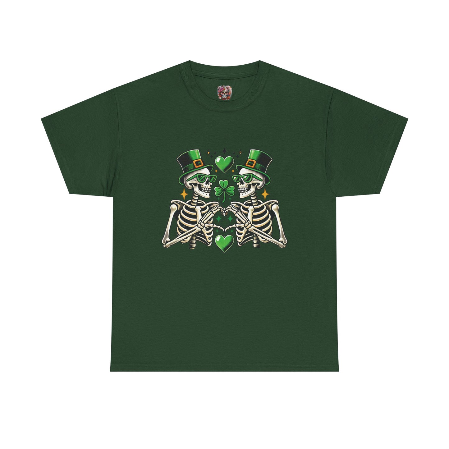 Funny Skeleton St Patricks Tee