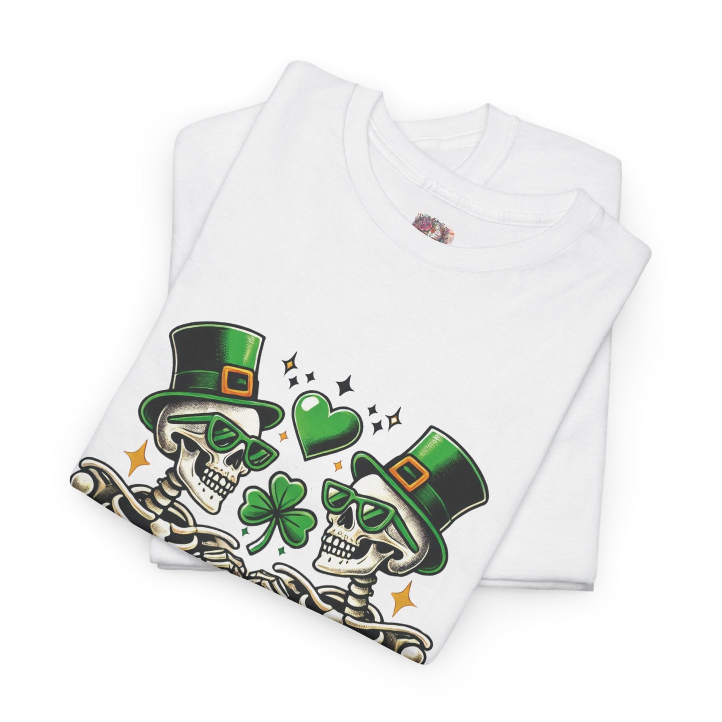 Funny Skeleton St Patricks Tee