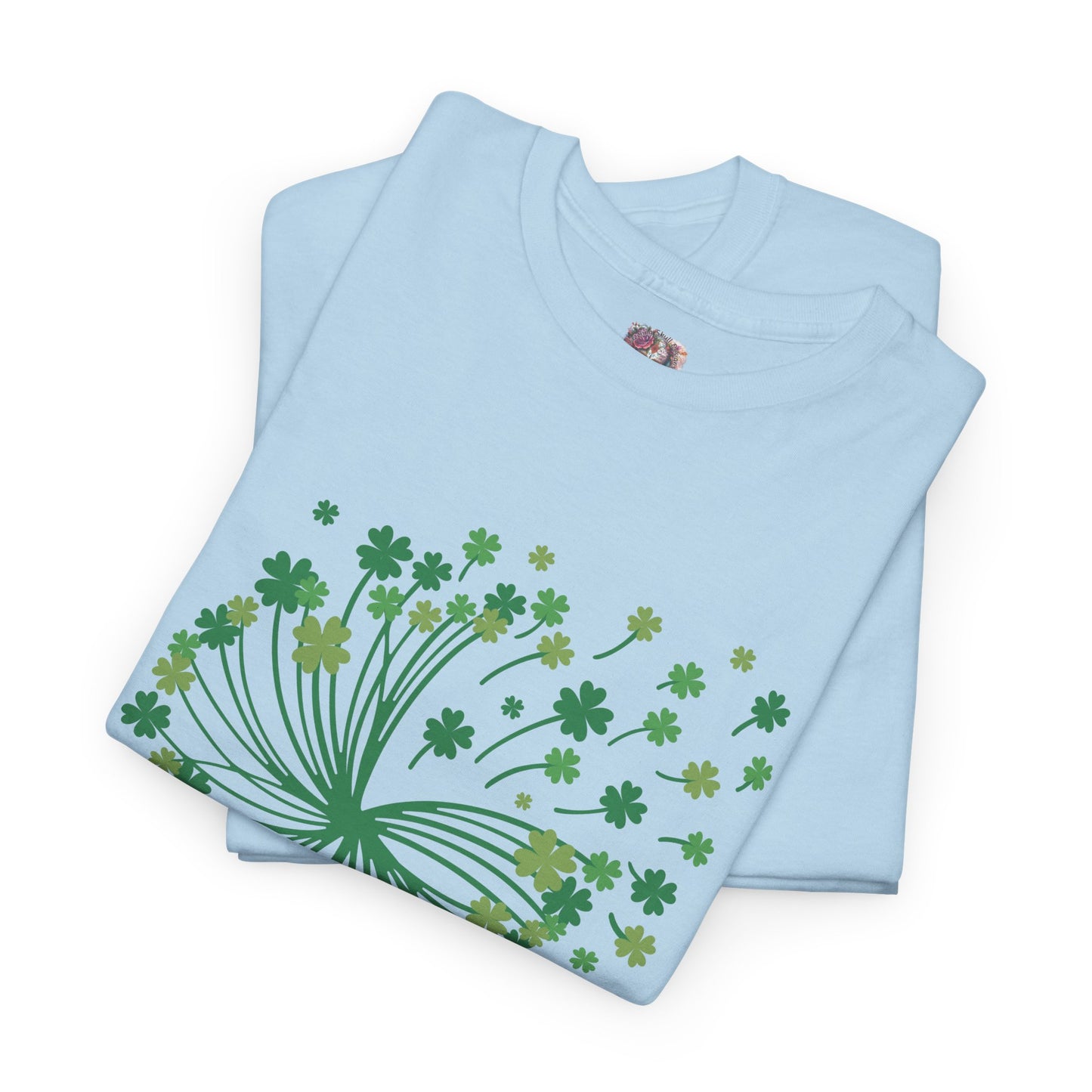 Lucky Clover Unisex Heavy Cotton Tee - St. Patrick’s Day Shirt