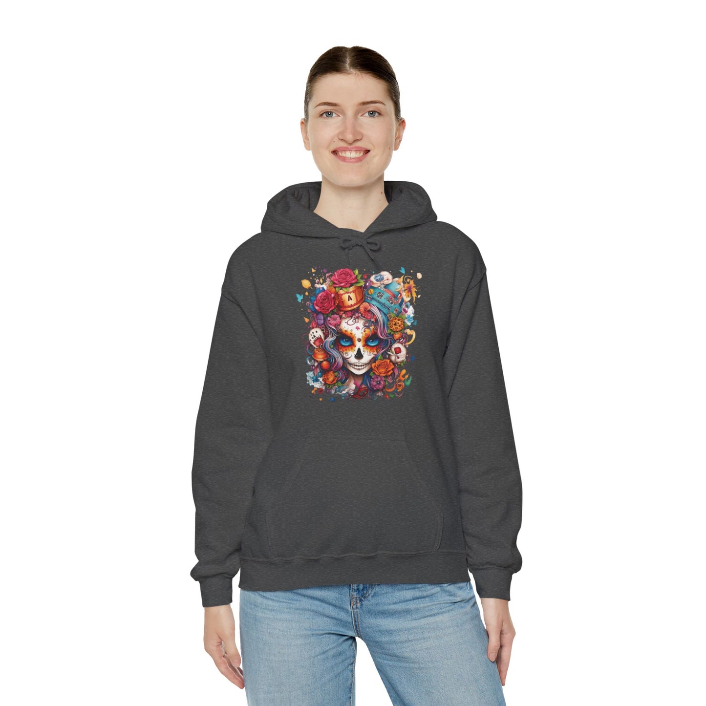 Hooded Sweatshirt - Alice in Wonderland Inspired Design