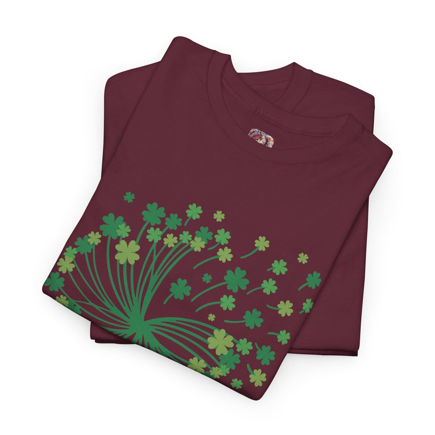 Lucky Clover Unisex Heavy Cotton Tee - St. Patrick’s Day Shirt