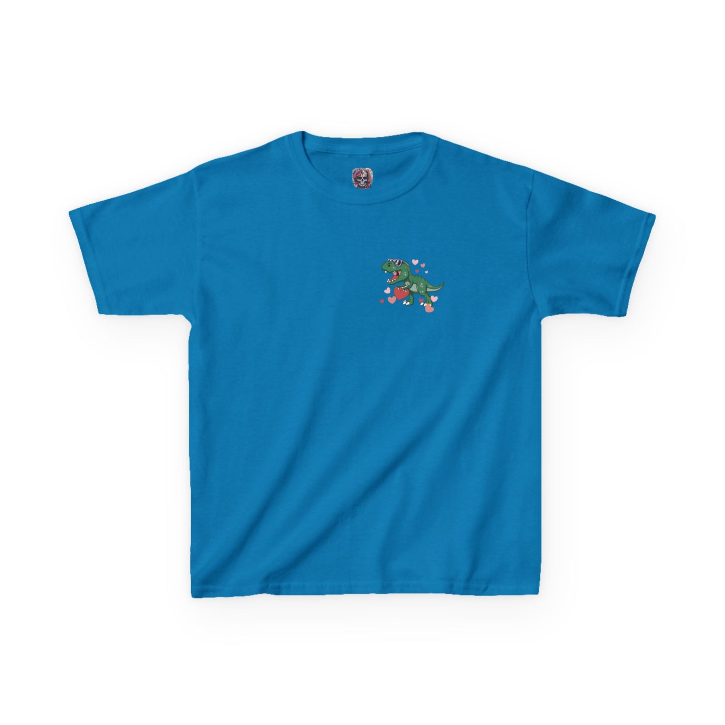 Dino Hearts Youth Valentine's Tee