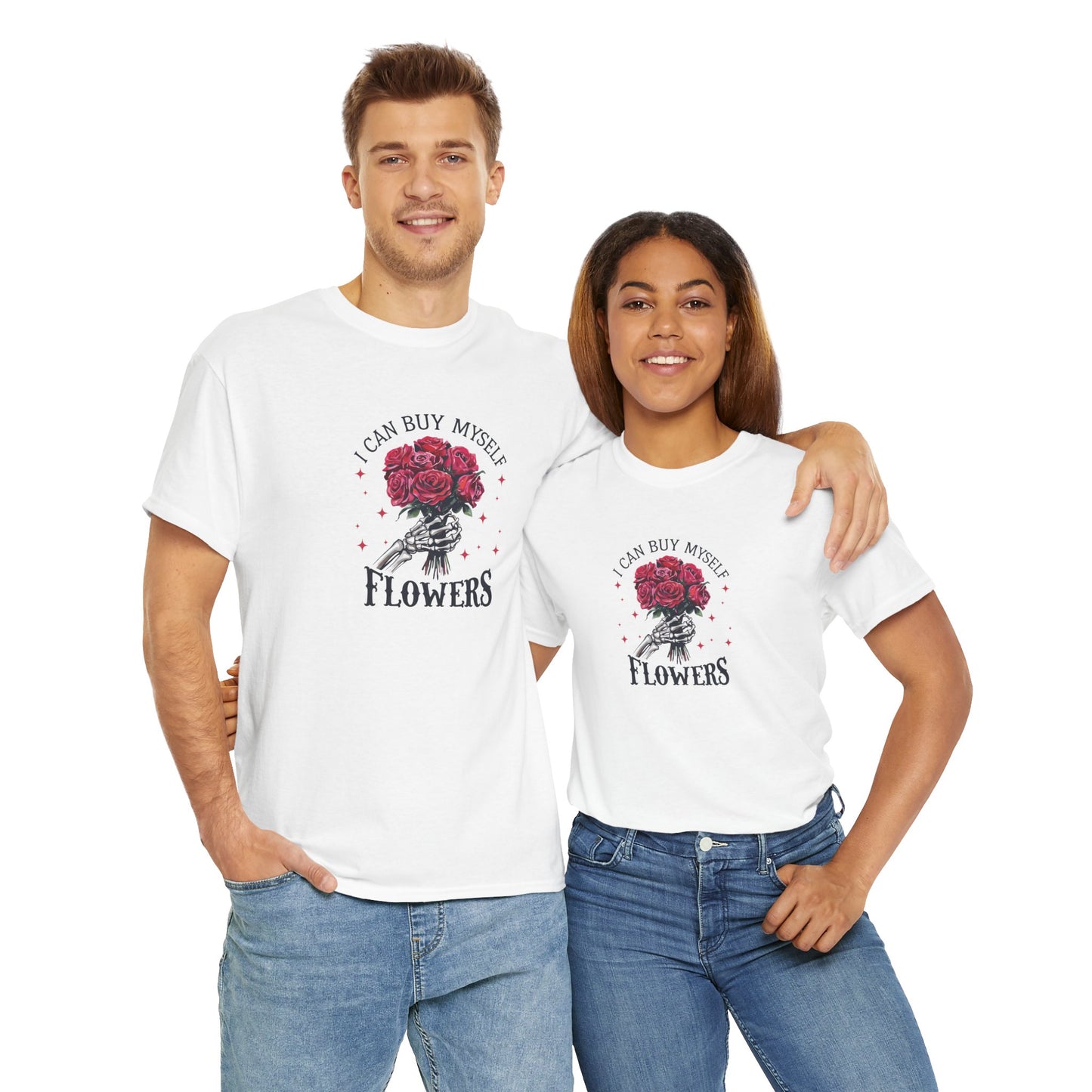 Floral Tee - "I Can Buy Myself Flowers"