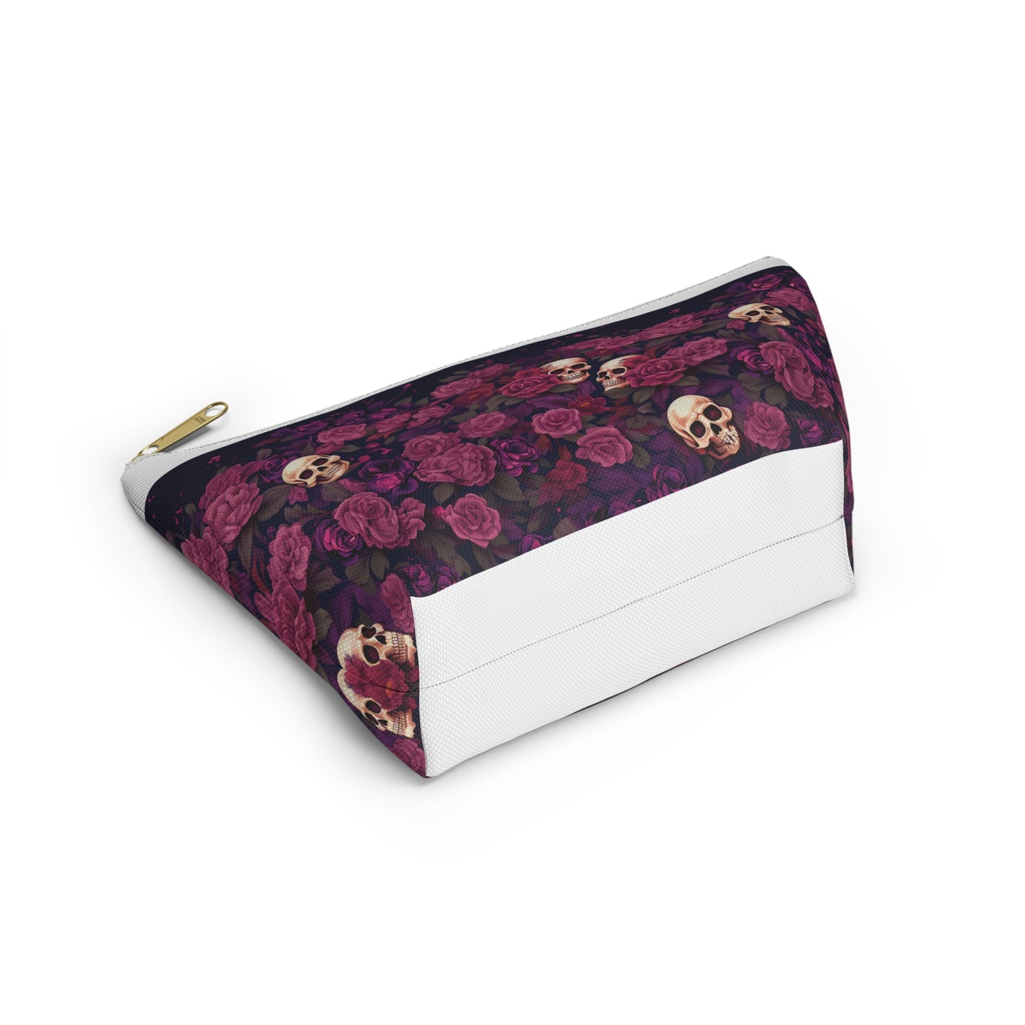 Accessory Pouch - Rose Skull Garden Design