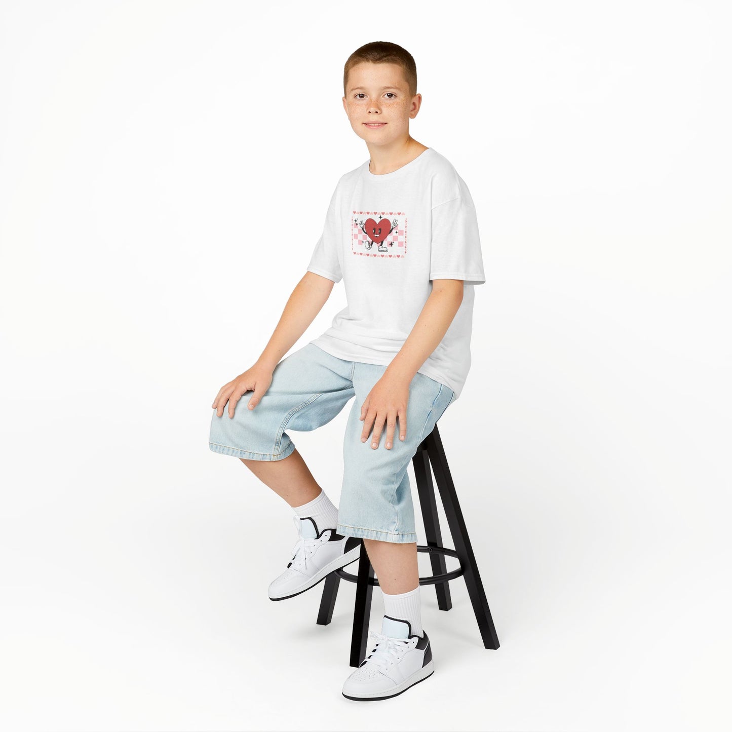 Peace Heart Youth Valentine's Tee