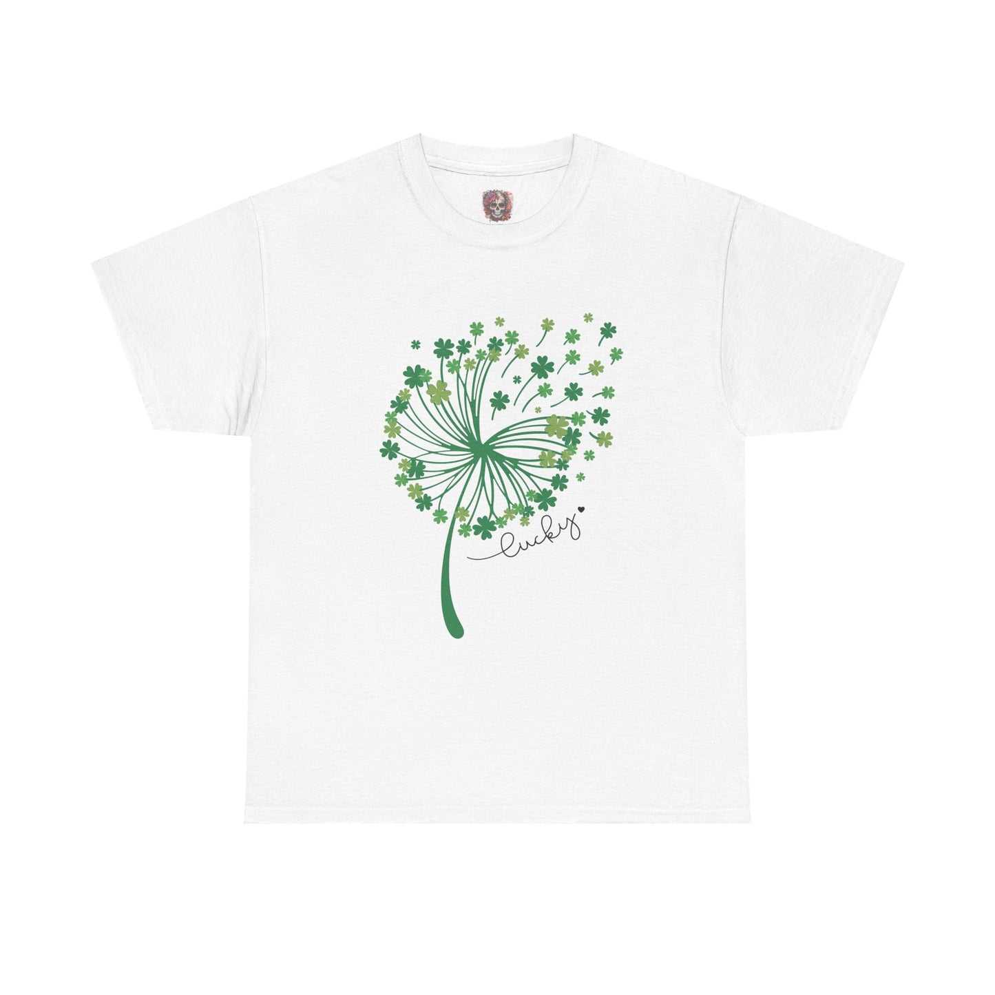 Lucky Clover Unisex Heavy Cotton Tee - St. Patrick’s Day Shirt