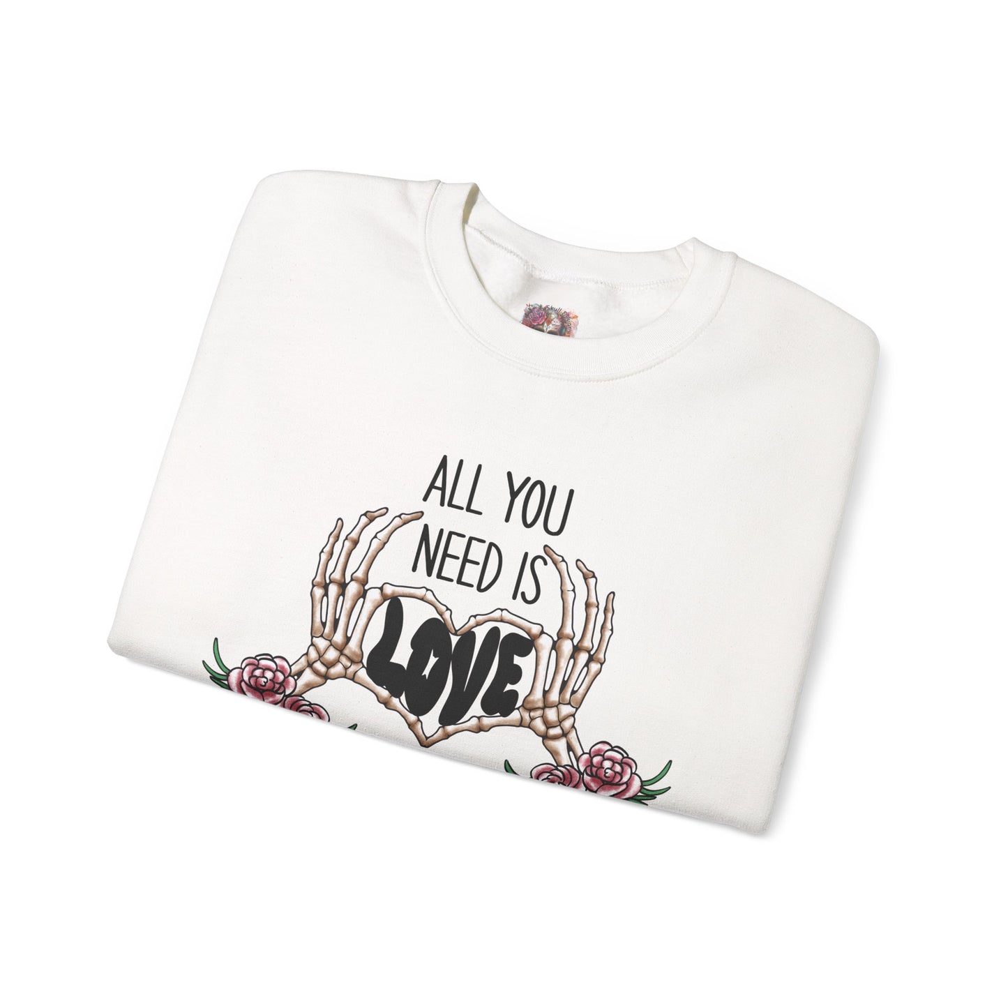"All You Need Is LOVE" Crewneck Sweatshirt - Unisex Heavy Blend™