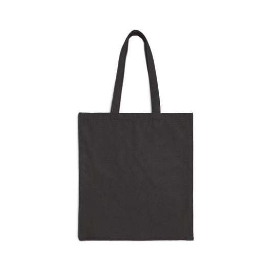 Canvas Tote Bag - 'Tis the Season Cute Iridescent Ghost Design