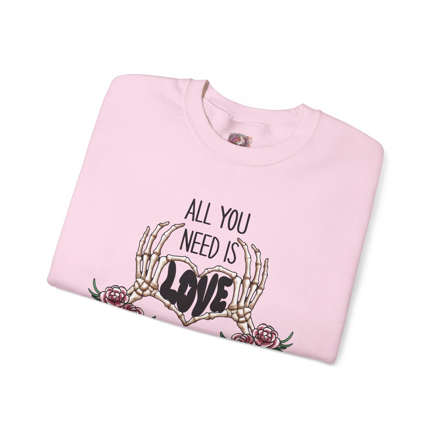 "All You Need Is LOVE" Crewneck Sweatshirt - Unisex Heavy Blend™