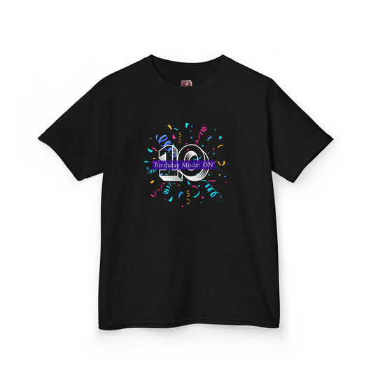 Kids Tee - Birthday Mode: On Celebration Tee (Customizable Age)
