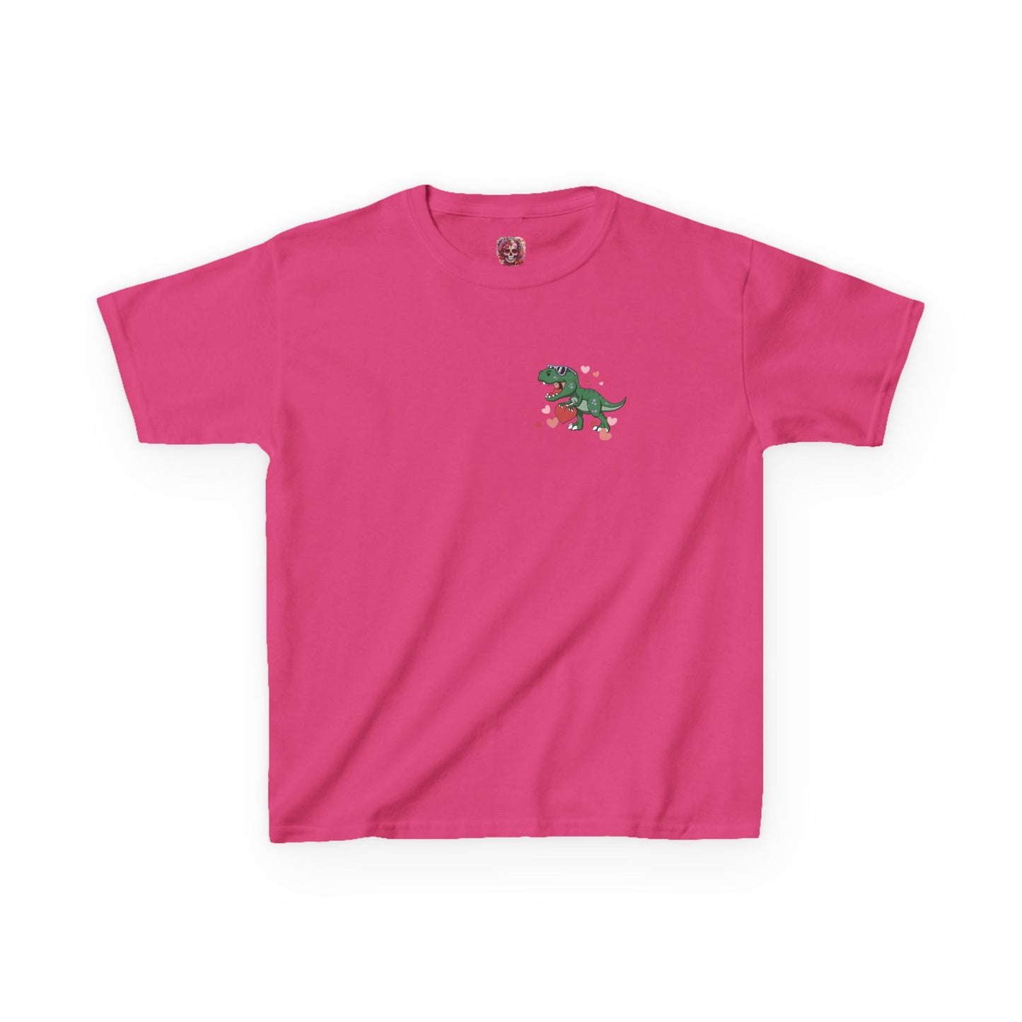Dino Hearts Youth Valentine's Tee