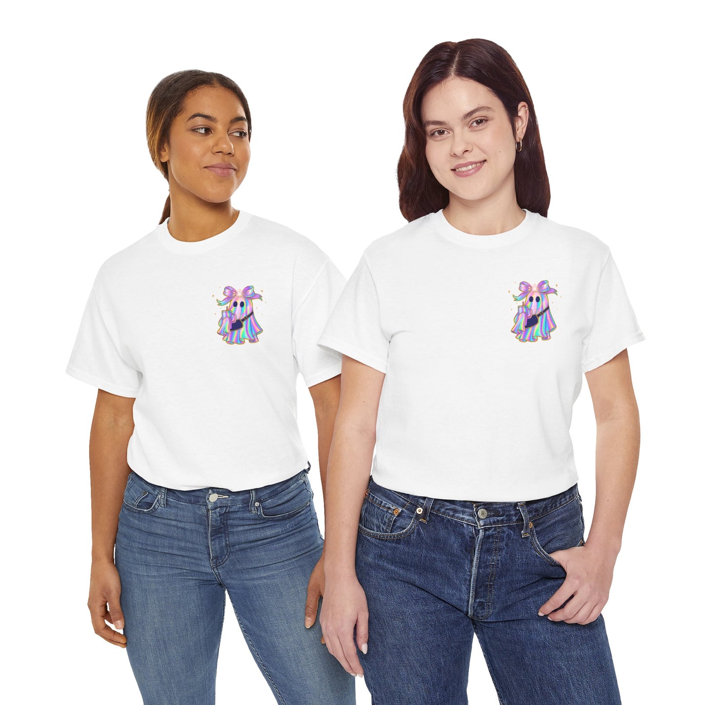 Ghost T shirt - Pretty Boo - Halloween Theme