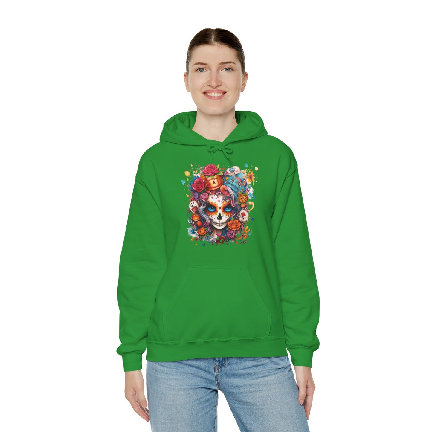 Hooded Sweatshirt - Alice in Wonderland Inspired Design