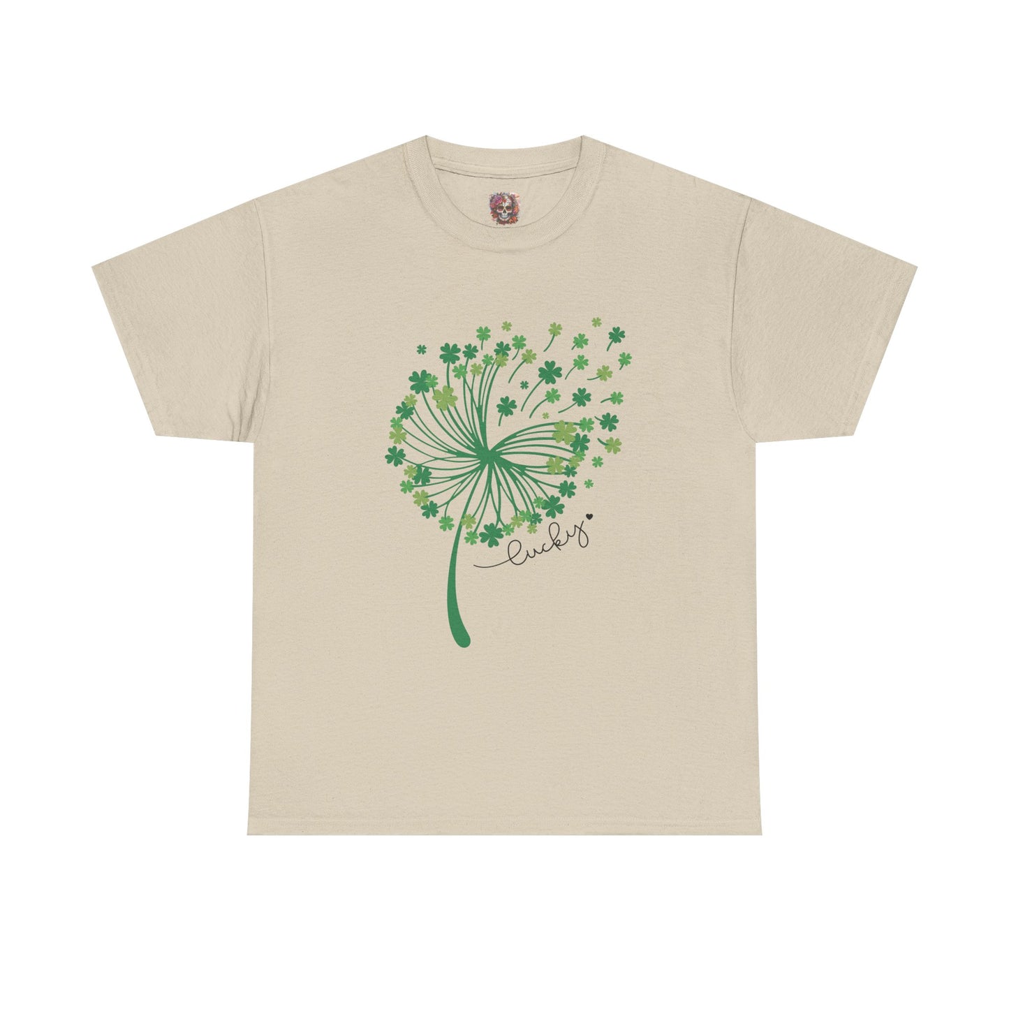 Lucky Clover Unisex Heavy Cotton Tee - St. Patrick’s Day Shirt