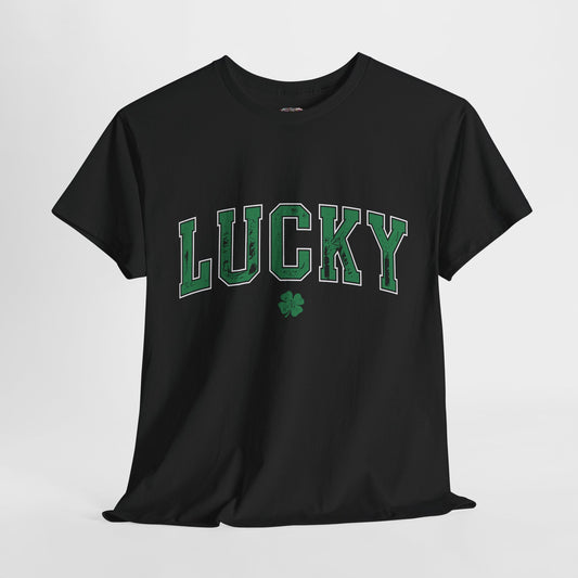 Lucky Unisex Heavy Cotton Tee - St. Patrick's Day Casual Wear