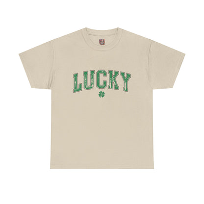 Lucky Unisex Heavy Cotton Tee - St. Patrick's Day Casual Wear