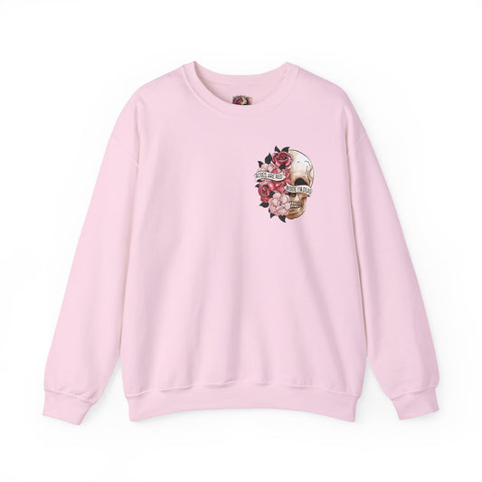 "Roses Are Red, Inside I'm Dead" Crewneck Sweatshirt - Unisex Heavy Blend™