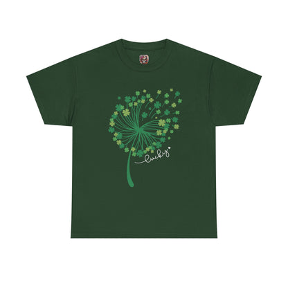 Lucky Clover Unisex Heavy Cotton Tee - St. Patrick’s Day Shirt