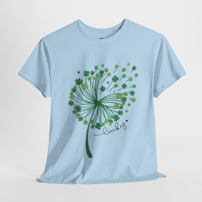 Lucky Clover Unisex Heavy Cotton Tee - St. Patrick’s Day Shirt