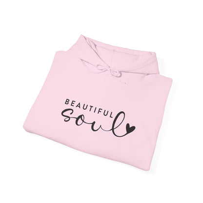 Beautiful Soul Hooded Sweatshirt, Unisex Hooded Sweatshirt, Cute Gift for Friends, Cozy Layer for All Seasons, Inspirational Clothing