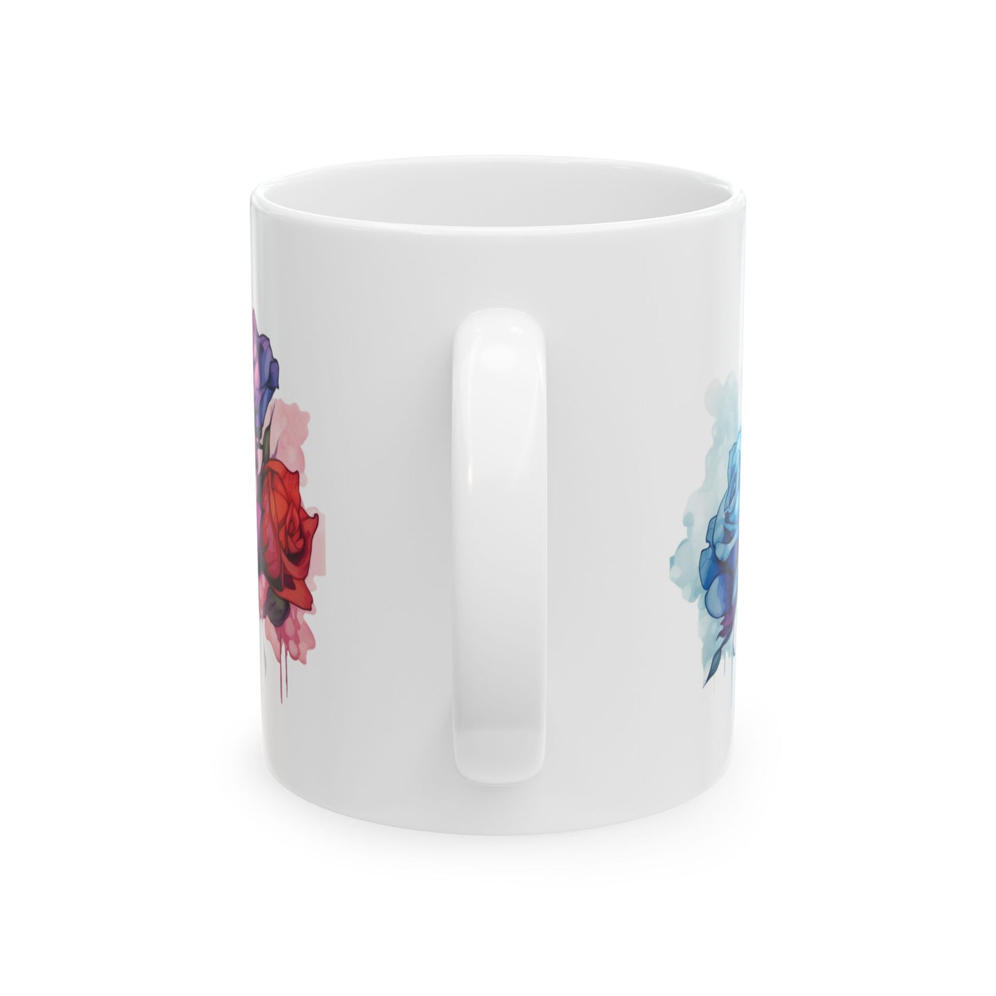 Watercolor Rose Coffee Mug