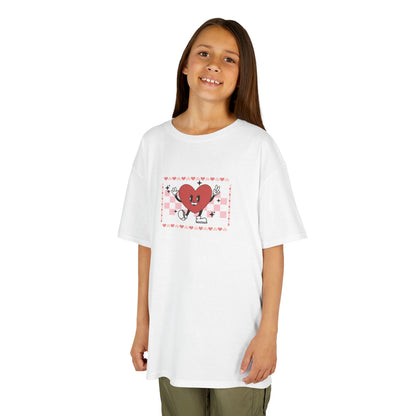 Peace Heart Youth Valentine's Tee
