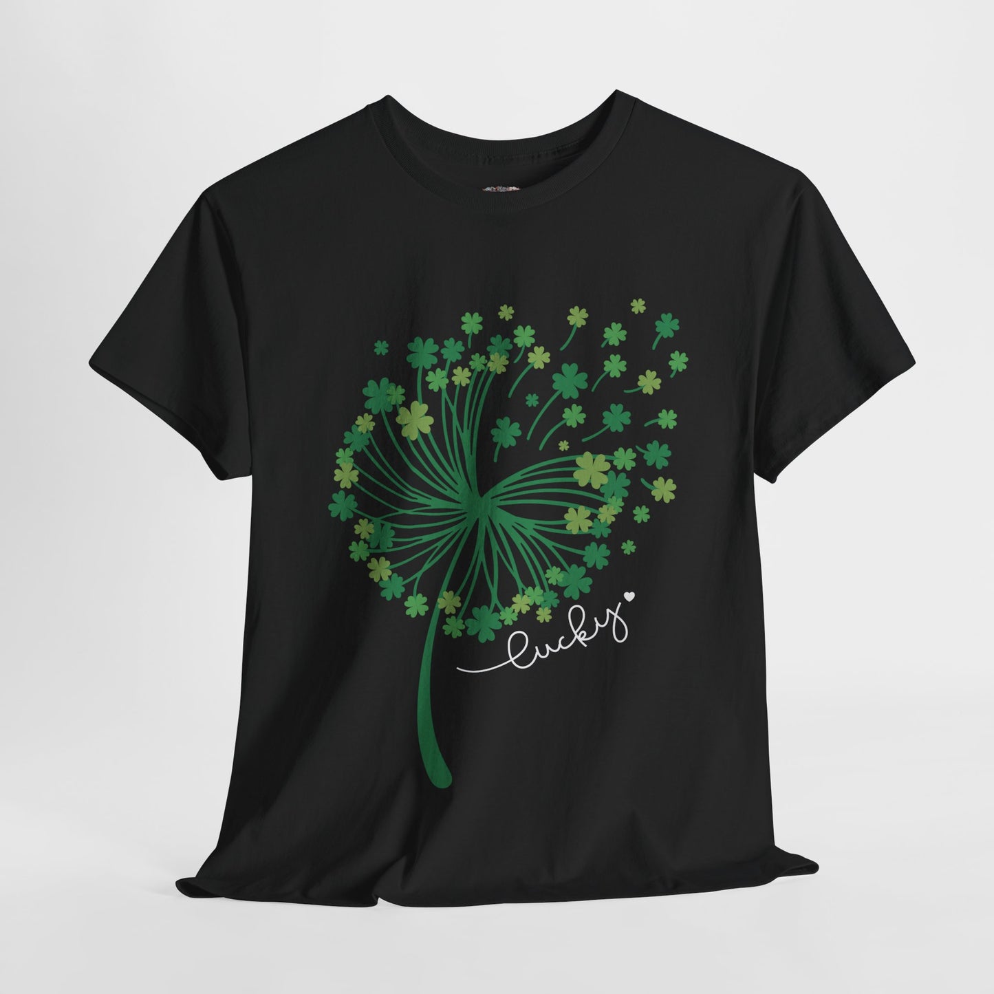 Lucky Clover Unisex Heavy Cotton Tee - St. Patrick’s Day Shirt