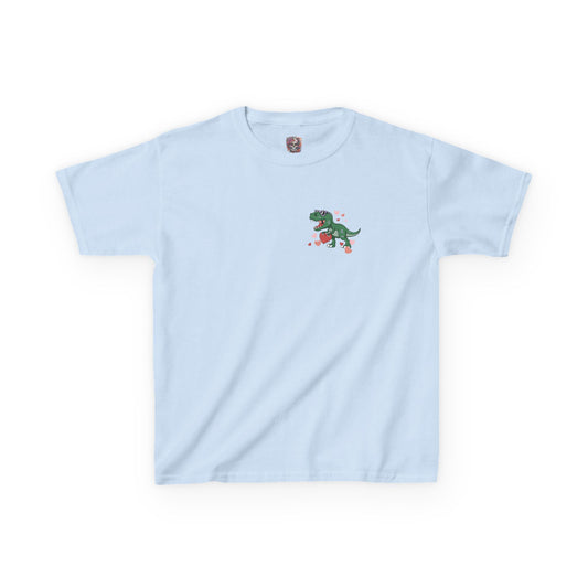 Dino Hearts Youth Valentine's Tee