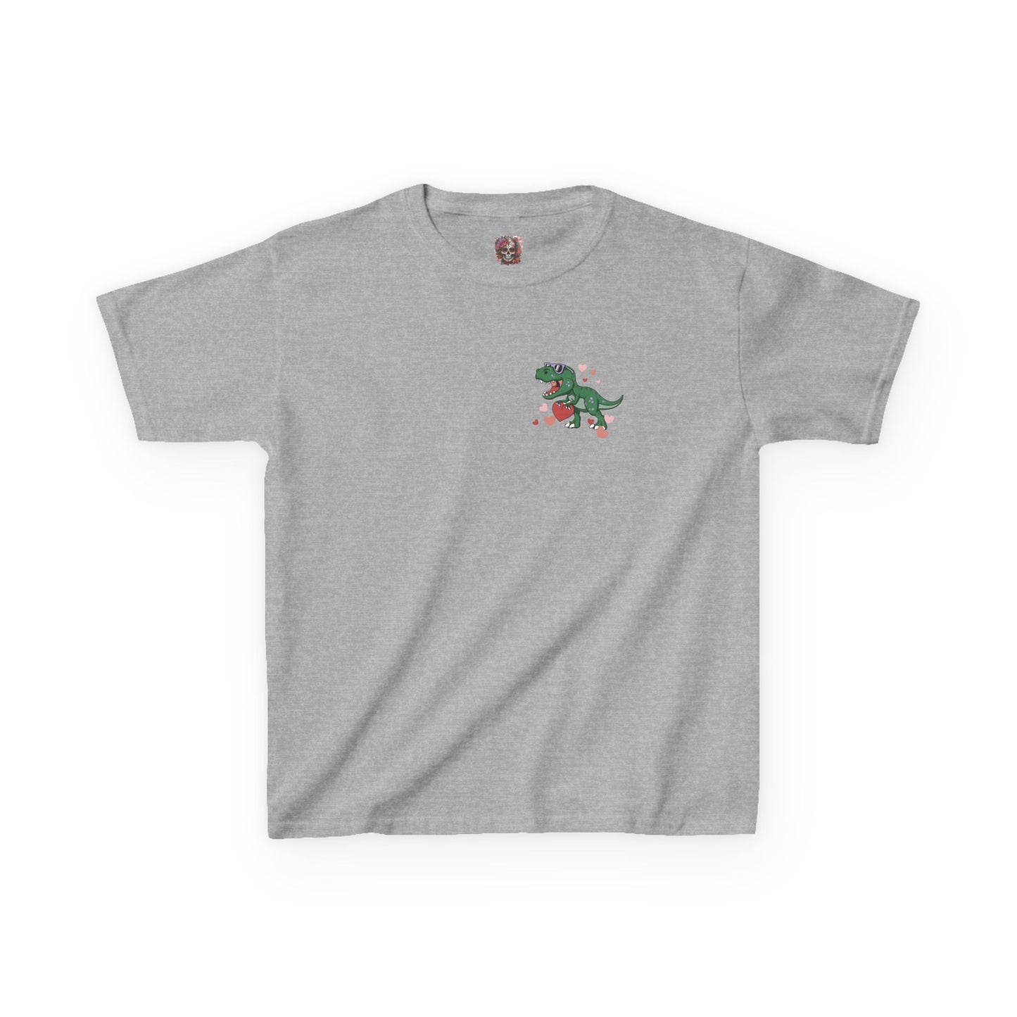 Dino Hearts Youth Valentine's Tee