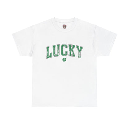 Lucky Unisex Heavy Cotton Tee - St. Patrick's Day Casual Wear