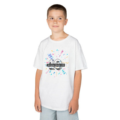 Kids Tee - Birthday Mode: On Celebration Tee (Customizable Age)