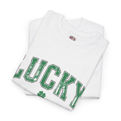 Lucky Unisex Heavy Cotton Tee - St. Patrick's Day Casual Wear