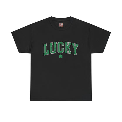 Lucky Unisex Heavy Cotton Tee - St. Patrick's Day Casual Wear