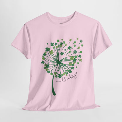Lucky Clover Unisex Heavy Cotton Tee - St. Patrick’s Day Shirt