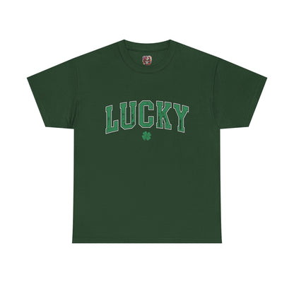 Lucky Unisex Heavy Cotton Tee - St. Patrick's Day Casual Wear