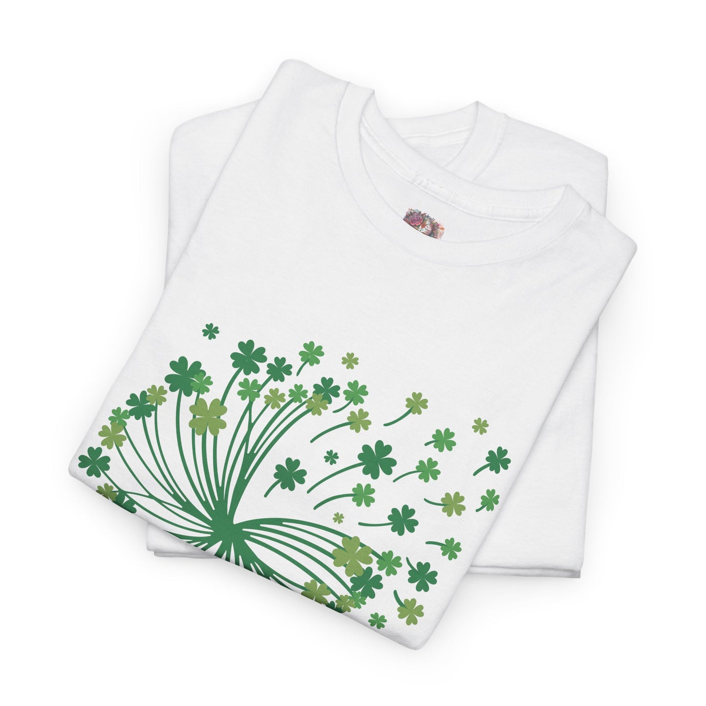 Lucky Clover Unisex Heavy Cotton Tee - St. Patrick’s Day Shirt