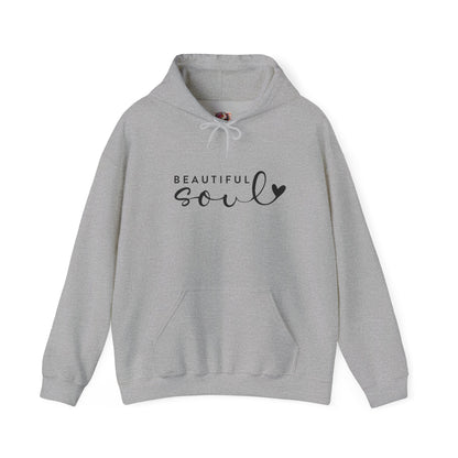 Beautiful Soul Hooded Sweatshirt, Unisex Hooded Sweatshirt, Cute Gift for Friends, Cozy Layer for All Seasons, Inspirational Clothing