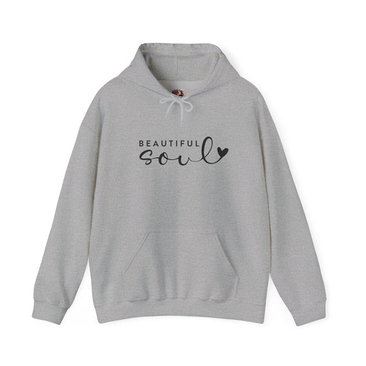 Beautiful Soul Hooded Sweatshirt, Unisex Hooded Sweatshirt, Cute Gift for Friends, Cozy Layer for All Seasons, Inspirational Clothing